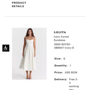 House of CB Lolita dress NWT!